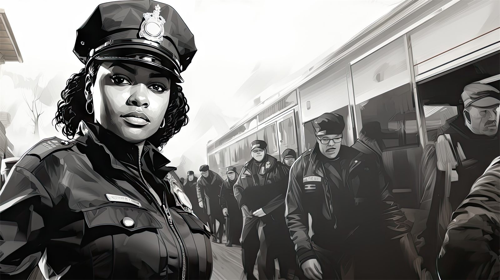Artwork published with “There’s Something About a Woman in Uniform”