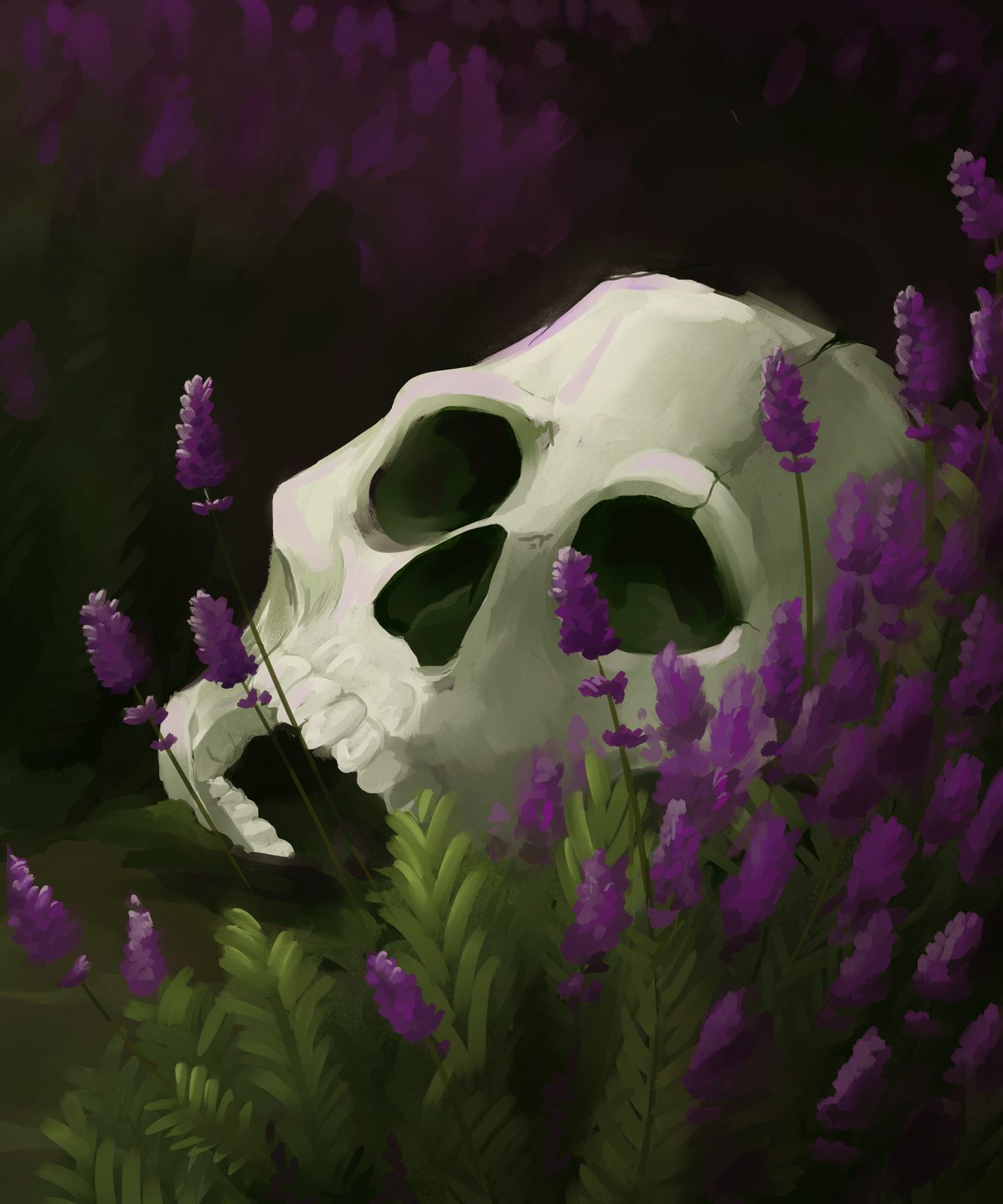 Artwork by A.N. Palicki, published with “Flower Girl”